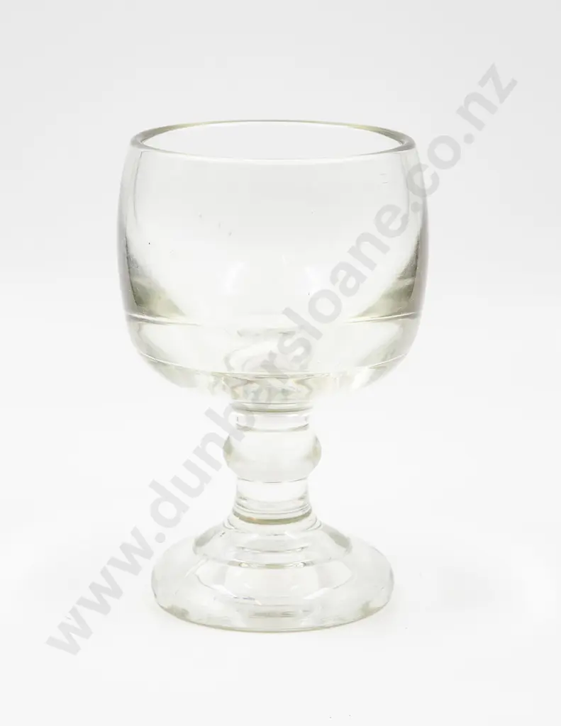 Heavy Moulded Glass Goblet Image 1++