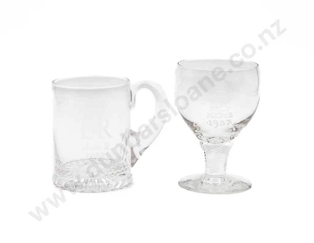 Royal Commemorative Tankard and Wine Glass Image 1++