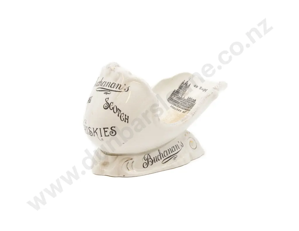 Buchanan's Special Scotch Whiskies Shell Shaped Ceramic Bowl Image 1++