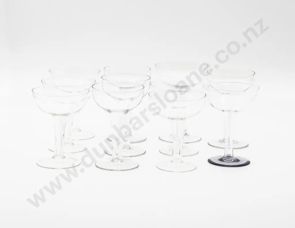 11 Hollow Stem Champagne Glasses Image 1++