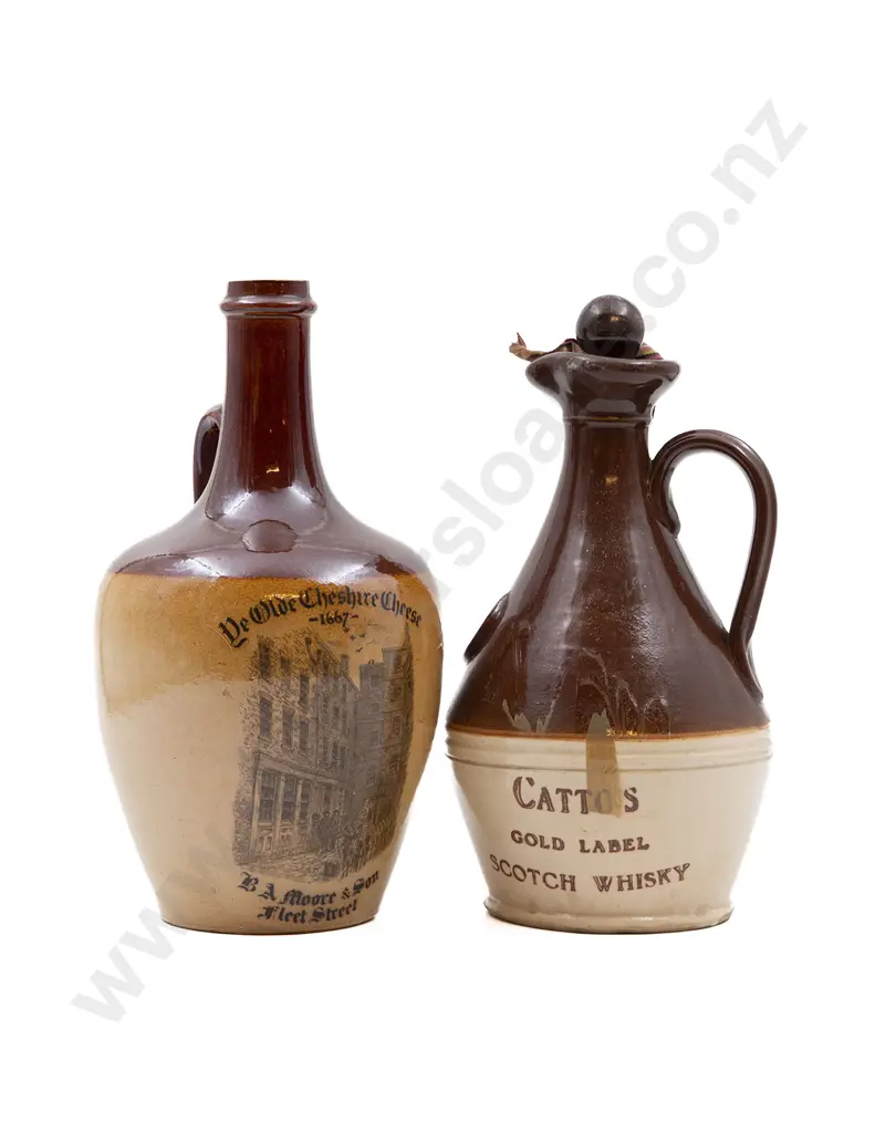 Two Stoneware Decanters Image 1++