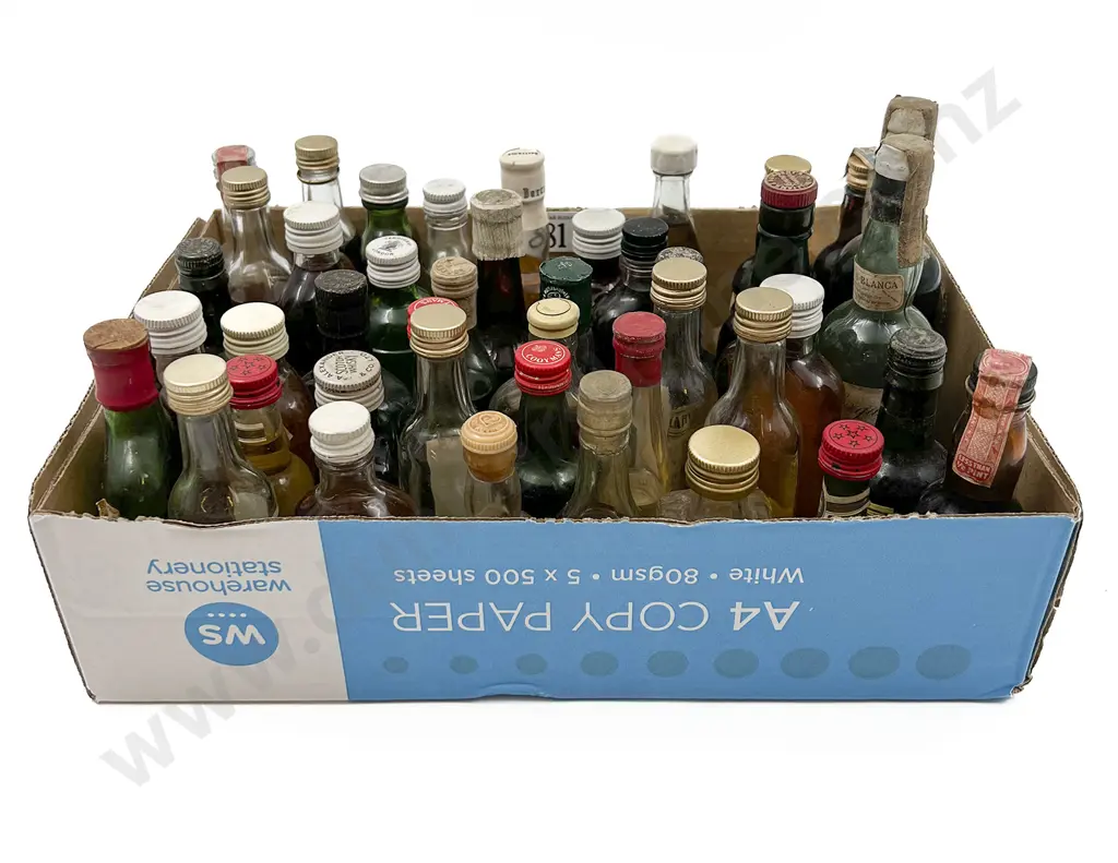 Approx. 40 Mixed Alcohol Miniatures Image 1++
