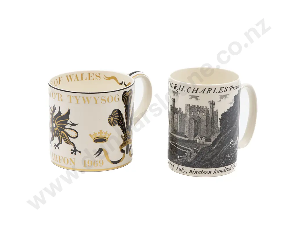 Two Wedgwood Royal Commemorative Mugs Image 1++