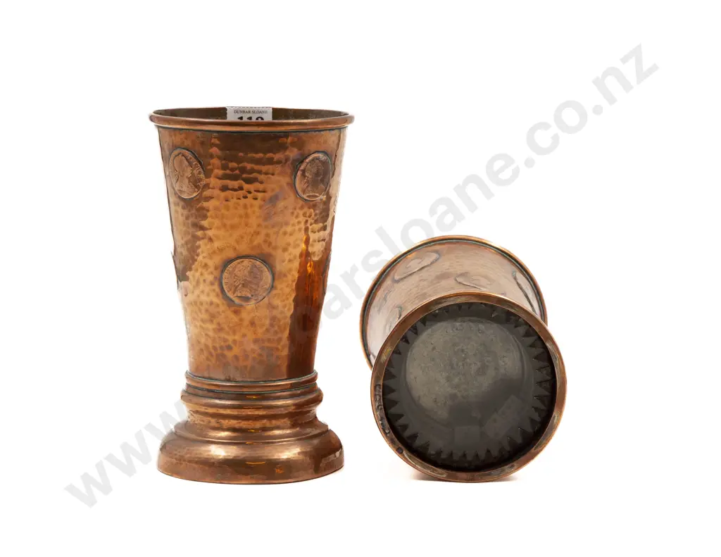 Pair of Copper Gaming Beakers Image 1++