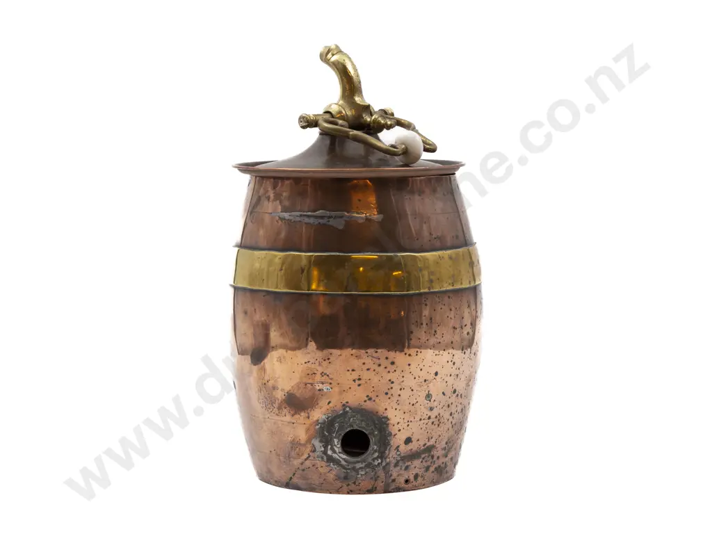 Copper and Brass Bound Urn Image 1++