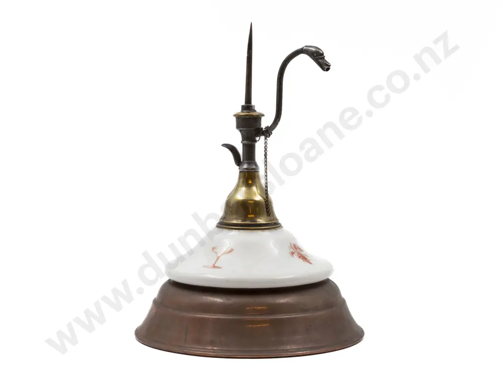 Ceramic Brass and Steel Wine Dispenser From Bordeaux Image 1++