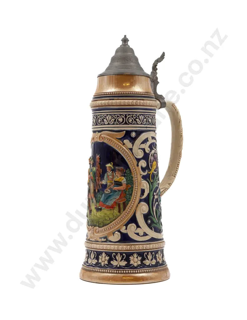 Large German Ceramic Stein Image 1++