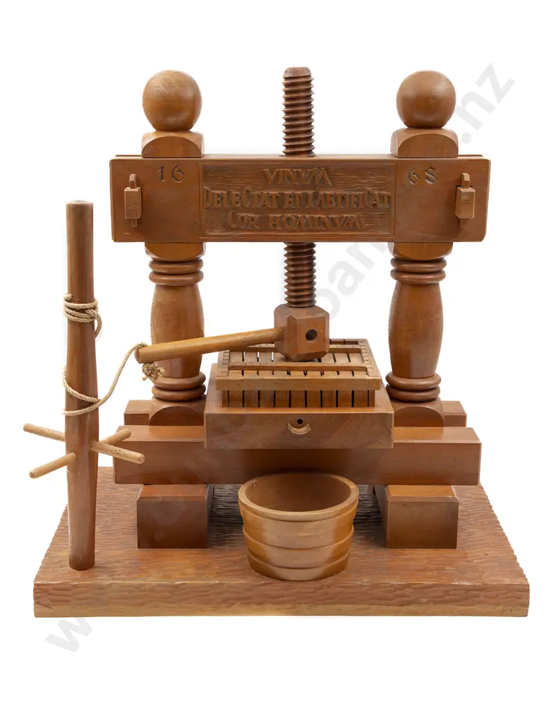 Modern C17th Style Wooden Wine Press Image 1++