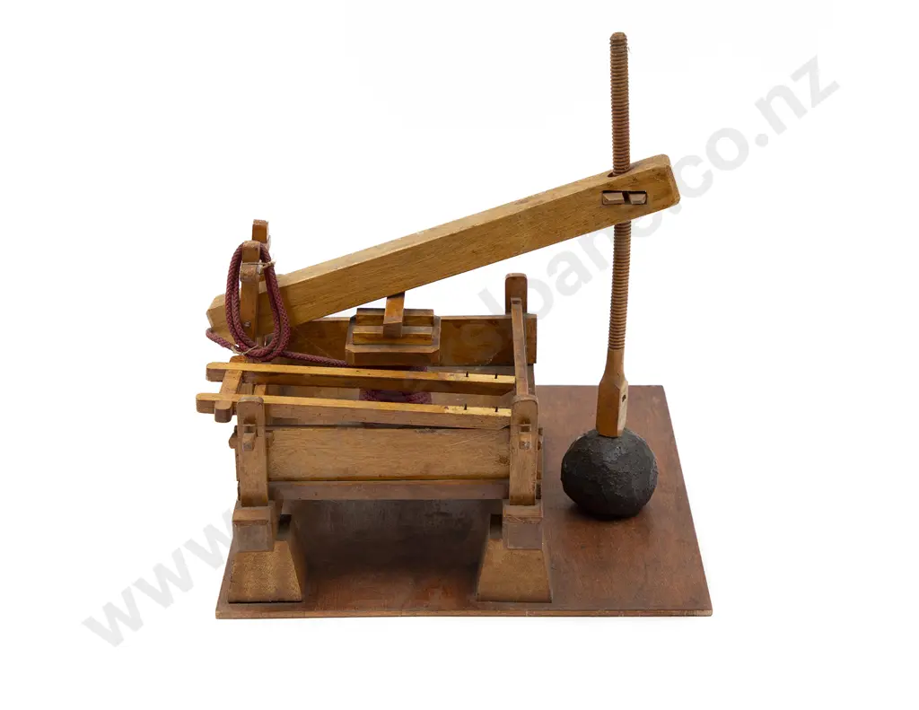 Homemade Wooden Model of a Press Image 1++