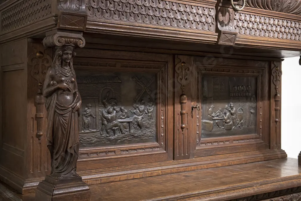 Late C19th German Oak Dresser Image 1++