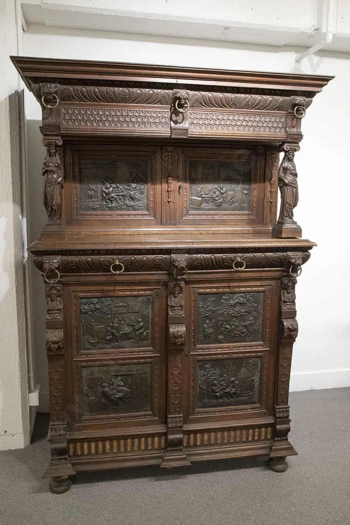 Late C19th German Oak Dresser Image 1++