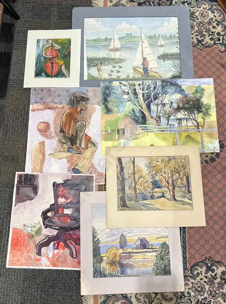 Seven Assorted Loose Original Works Image 1++