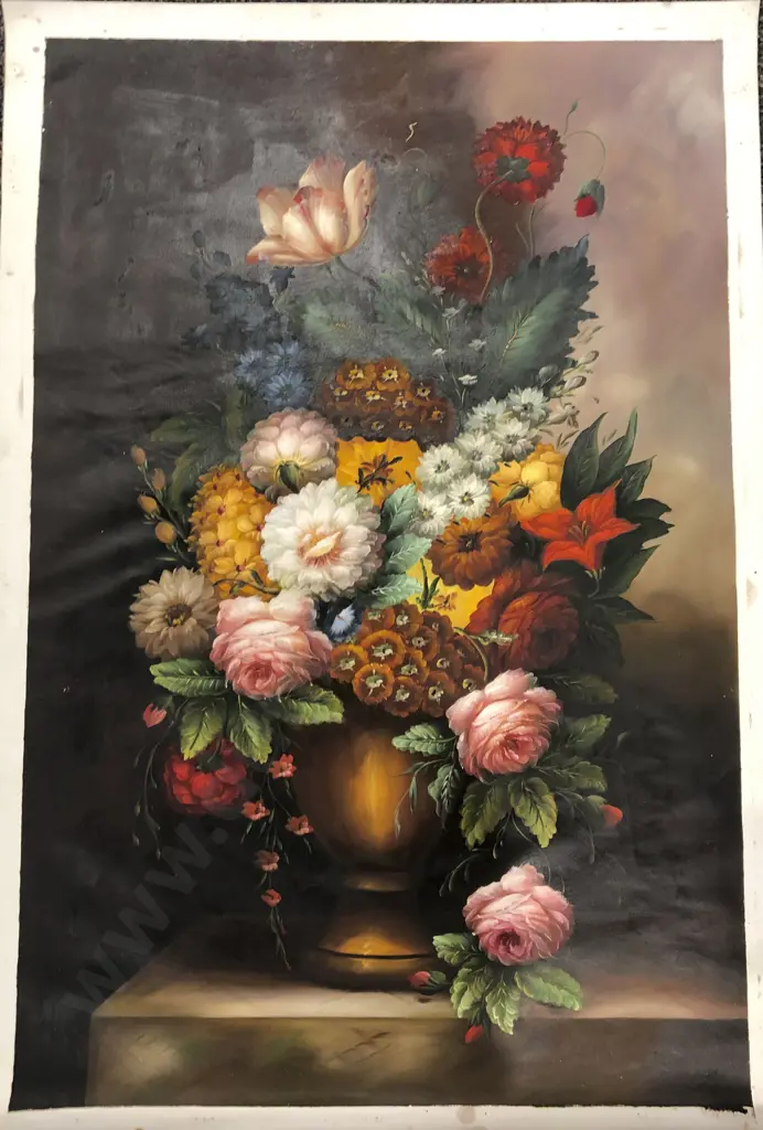 Five Loose Oil Canvas Works Image 1++