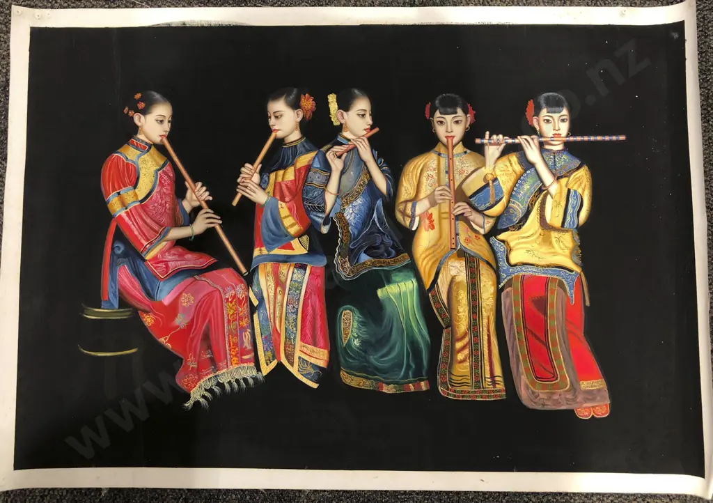 Five Loose Oil Canvas Works Image 1++