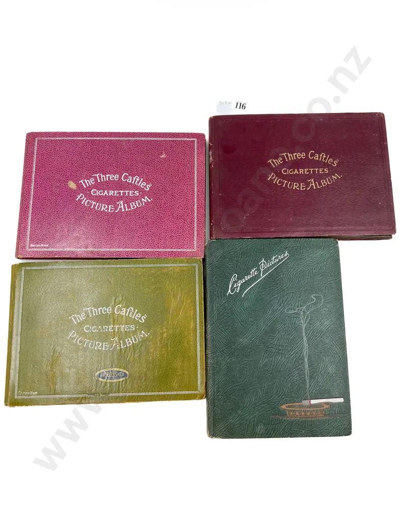 Four Various Cigarettes Card Albums Image 1++