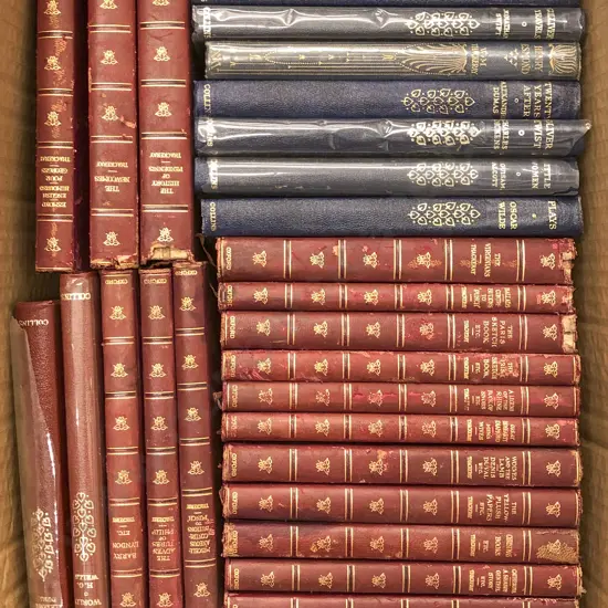 Box of Assorted Literary Volumes