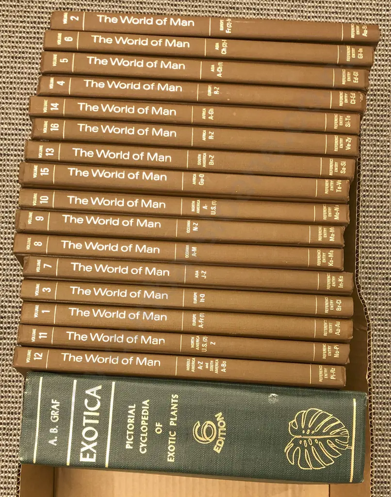Box of The World of Man Assorted Volumes Image 1++