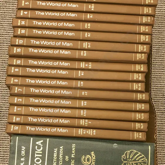 Box of The World of Man Assorted Volumes