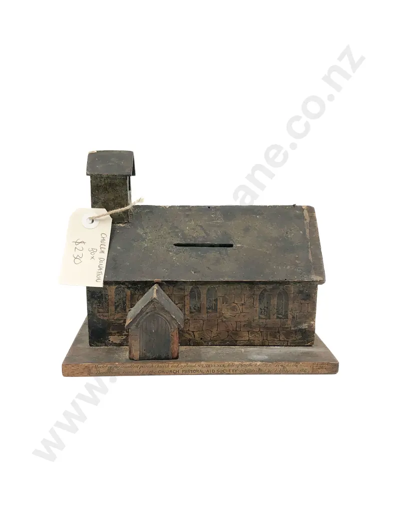 Vintage Church Donation Box Image 1++
