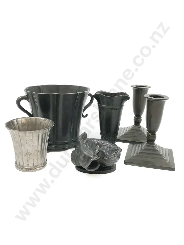 Six Pieces Of Assorted AUST Pewter Image 1++
