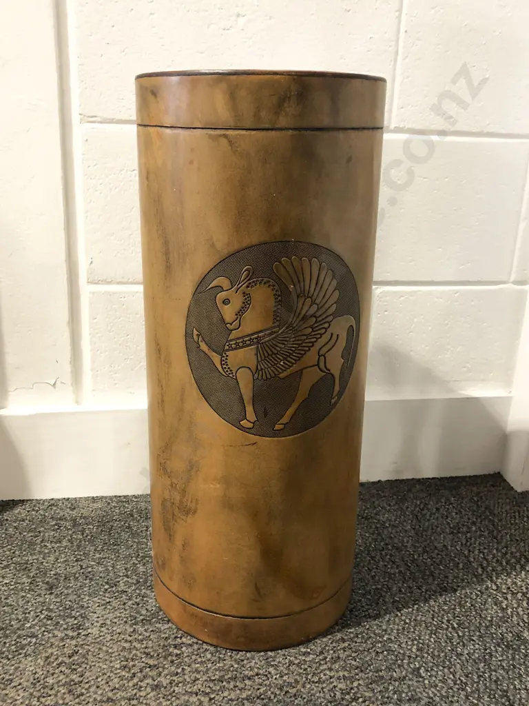 Leather Stick Stand Together with Smaller Example Image 1++