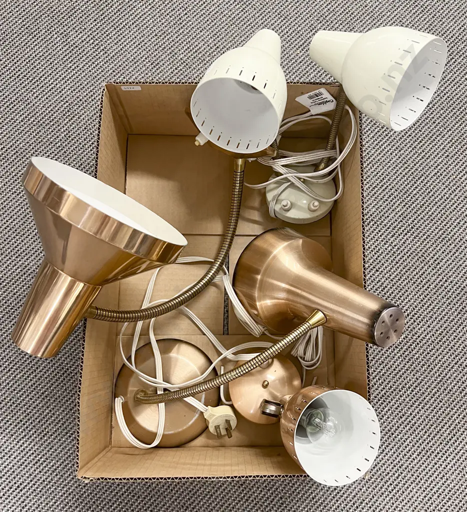 Four Vintage Lamps Image 1++