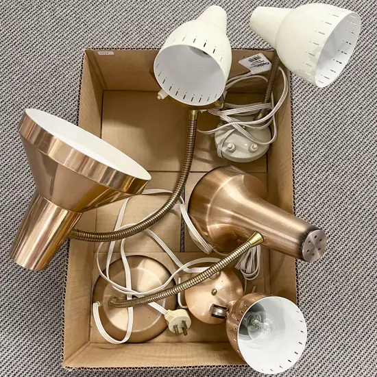 Four Vintage Lamps
