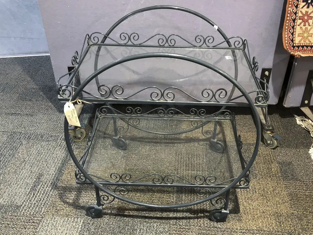Two Tier Glazed Coffee Table Image 1++