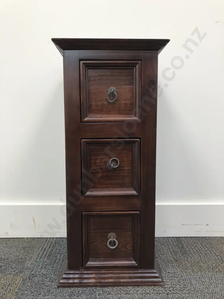 Rectangular Three Drawer Side Drawers Image 1++