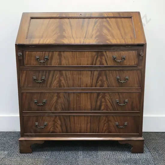 Reproduction Mahogany Writing Bureau