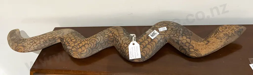 Aboriginal Snake Carving Image 1++