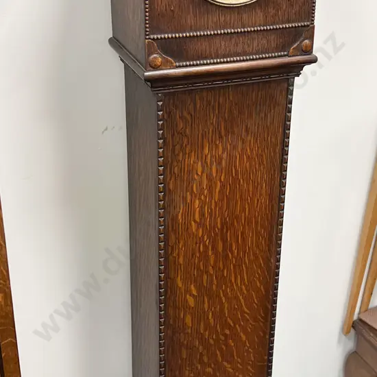 Tiger Oak Framed Grand Daughter Clock (Faults)