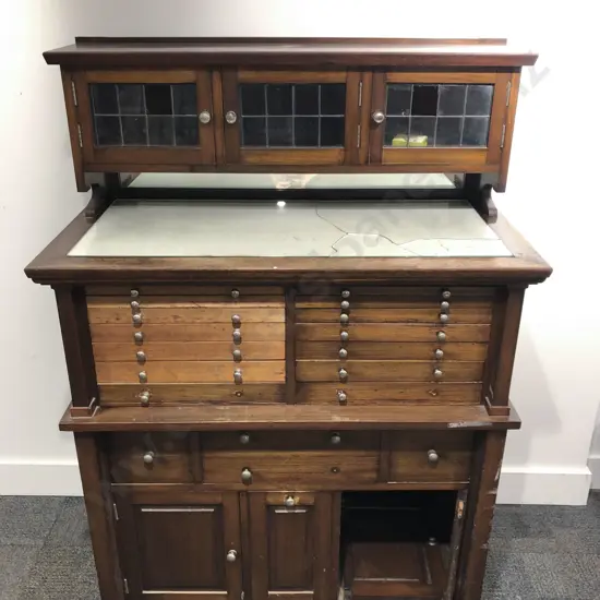 Vintage Chemists Cabinet (Faults)