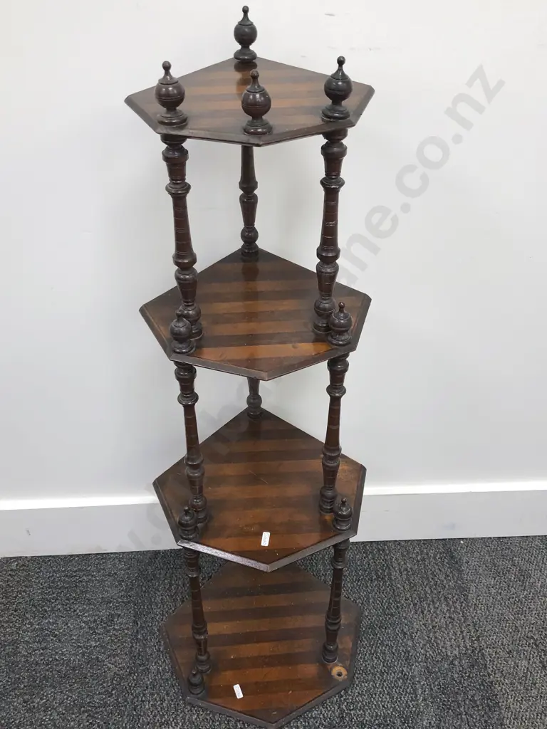 Four Tier Corner Wall Hanging What Not Image 1++