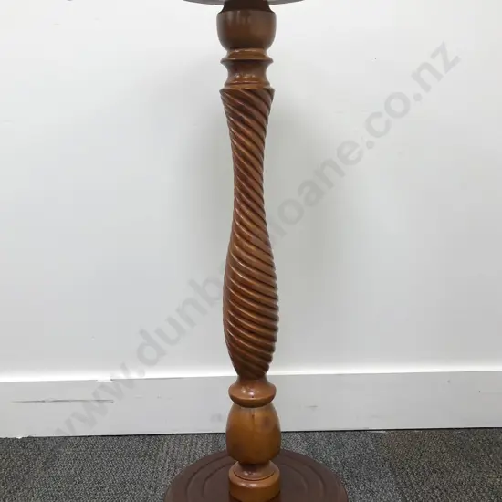 Turned Wood Plant Stand