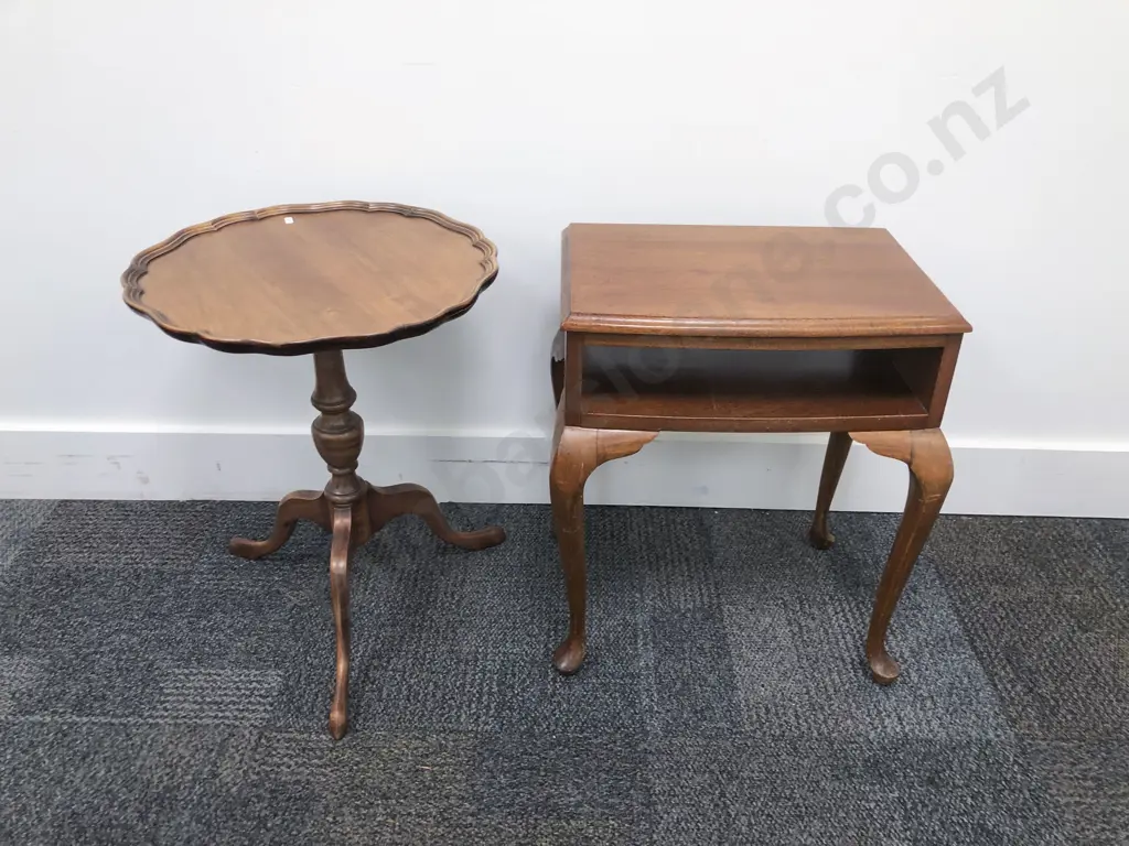Bedside Table Together with Tripod Based Table Image 1++