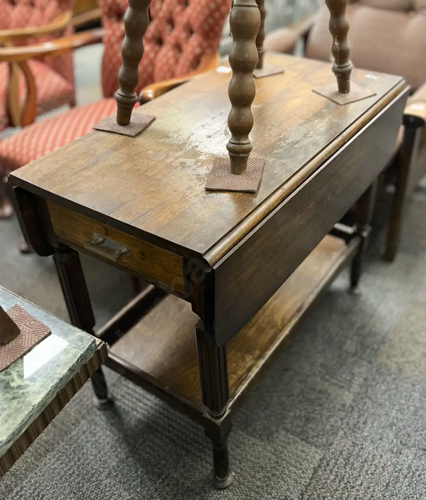 Drop Leaf Tea Trolley Image 1++