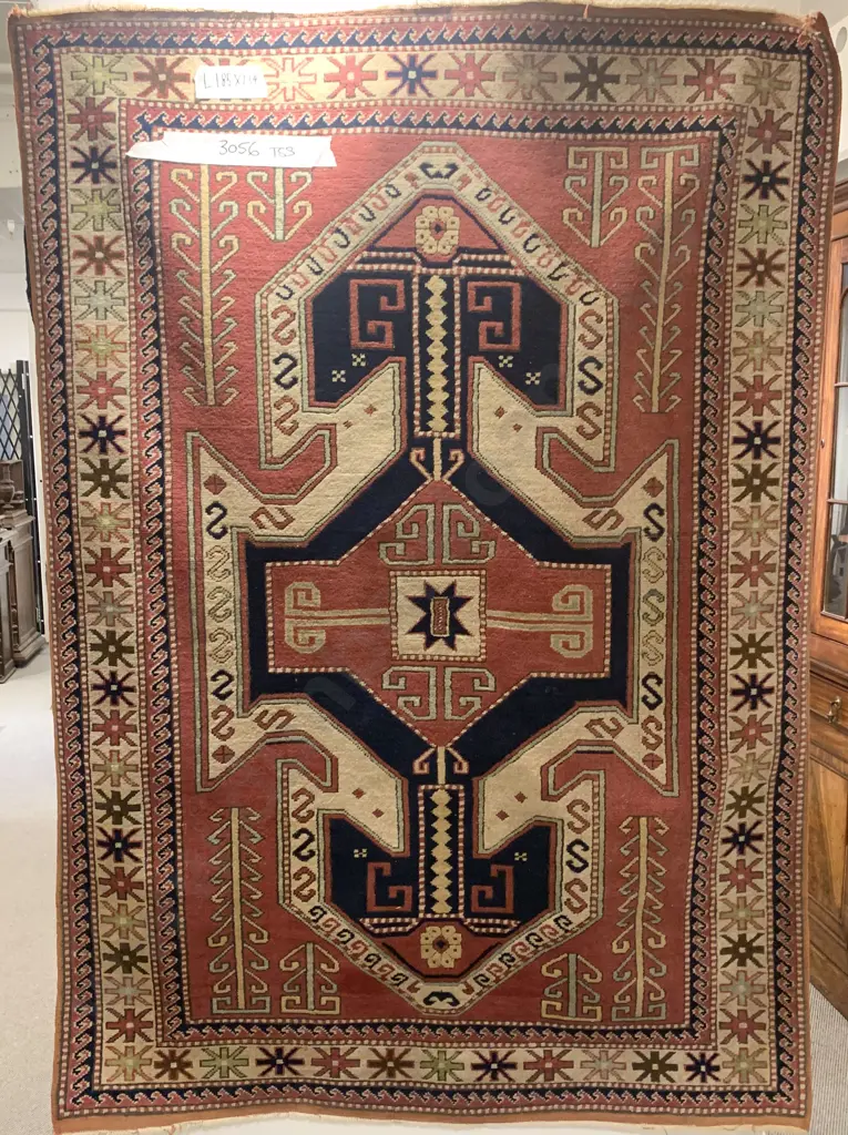 Vintage Persian Rug Image 1++