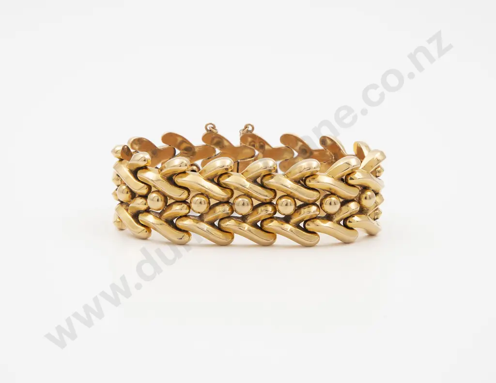 Mid C20th French 18ct Bracelet Image 1++