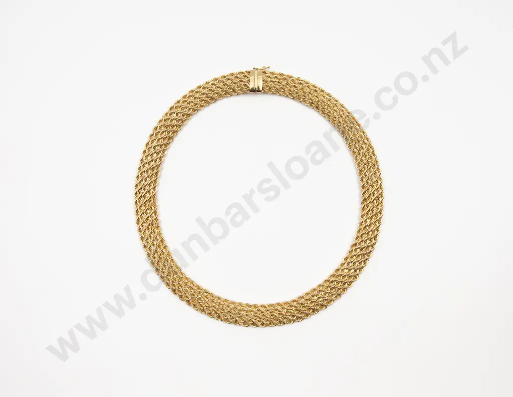 18ct Yellow Gold Necklet Image 1++