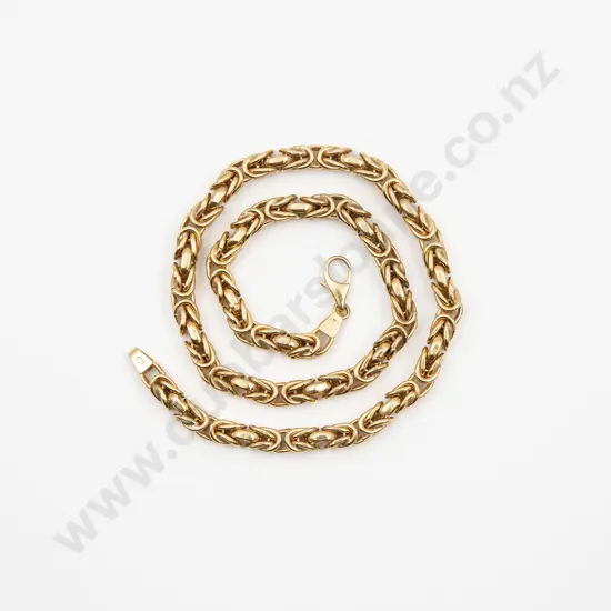 9ct Woven Trace Link Neck Chain