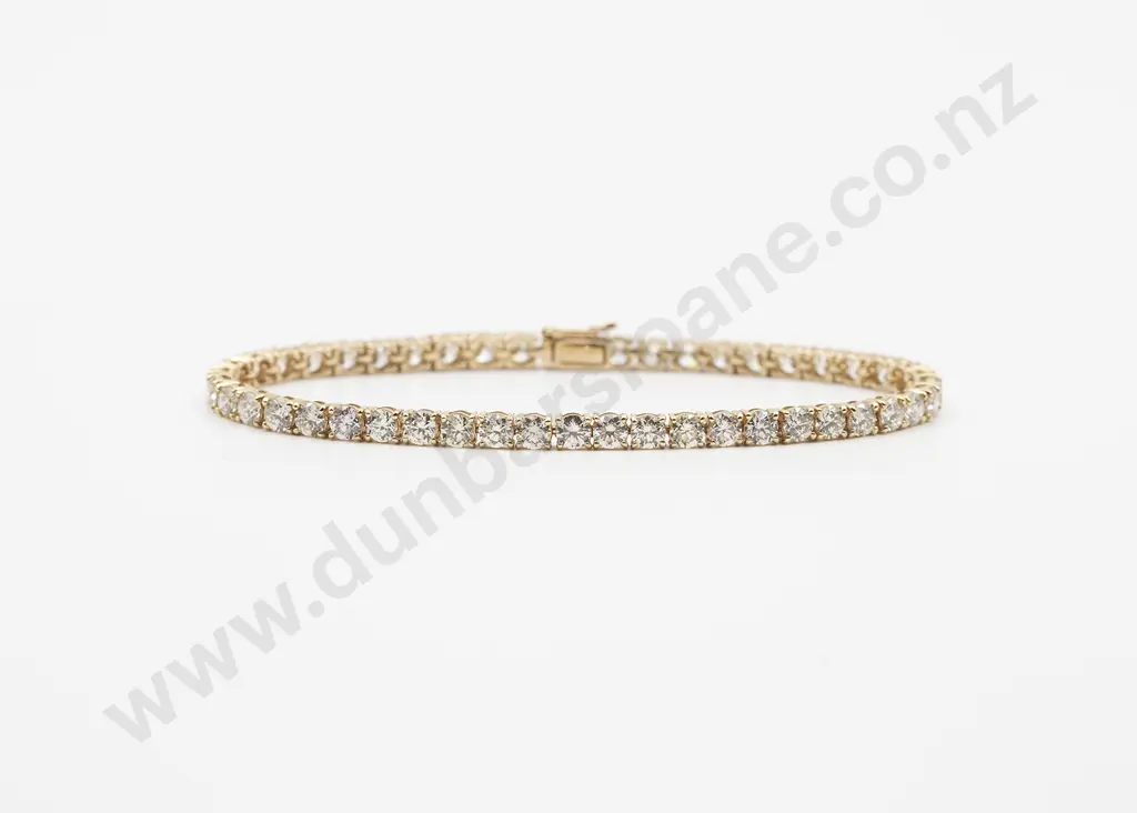 14ct 47stone Diamond Tennis Bracelet Image 1++