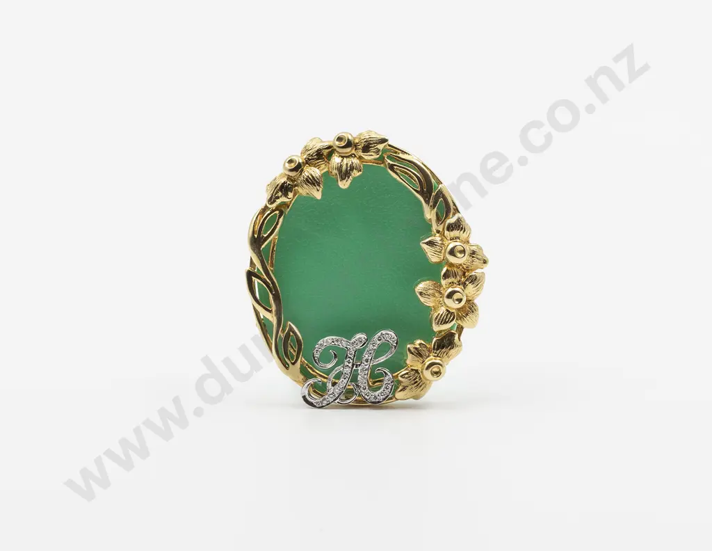 Miniature 18ct Yellow Gold and Diamond Photo Frame Image 1++