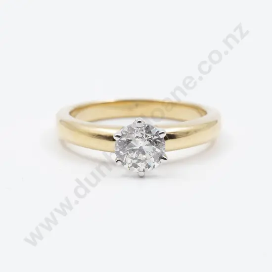 18ct Solitaire Diamond Ring