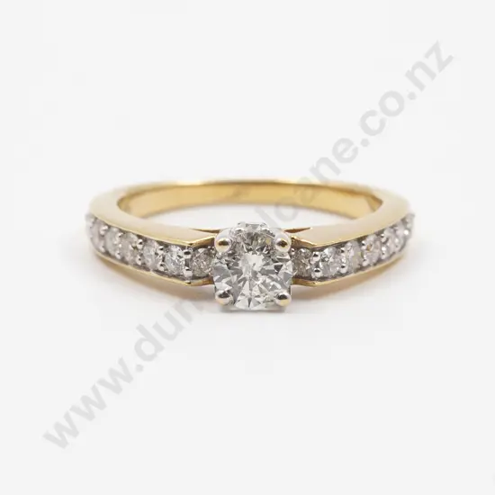 18ct Solitaire Diamond Ring