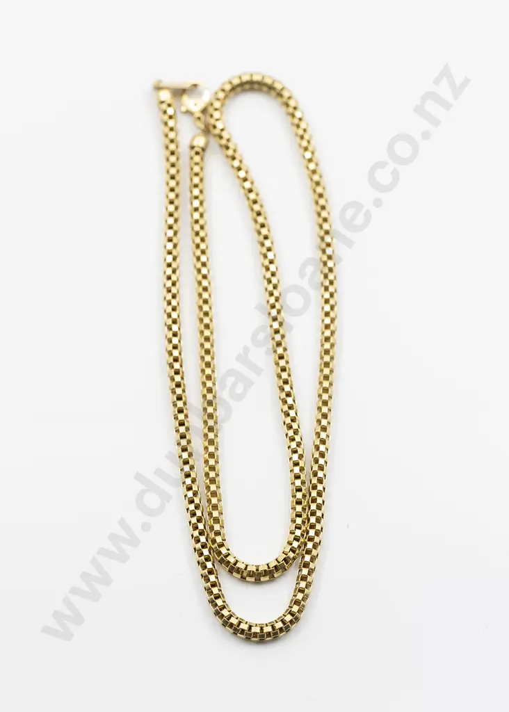 18ct Fancy Link Neck Chain Image 1++
