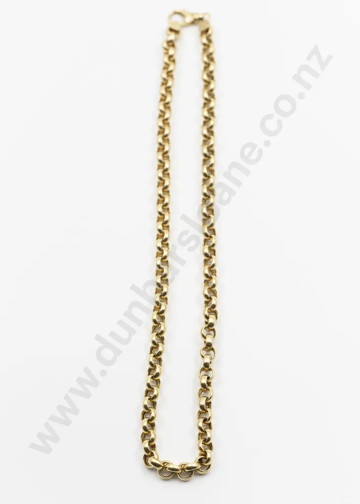18ct Trace Link Neck Chain Image 1++