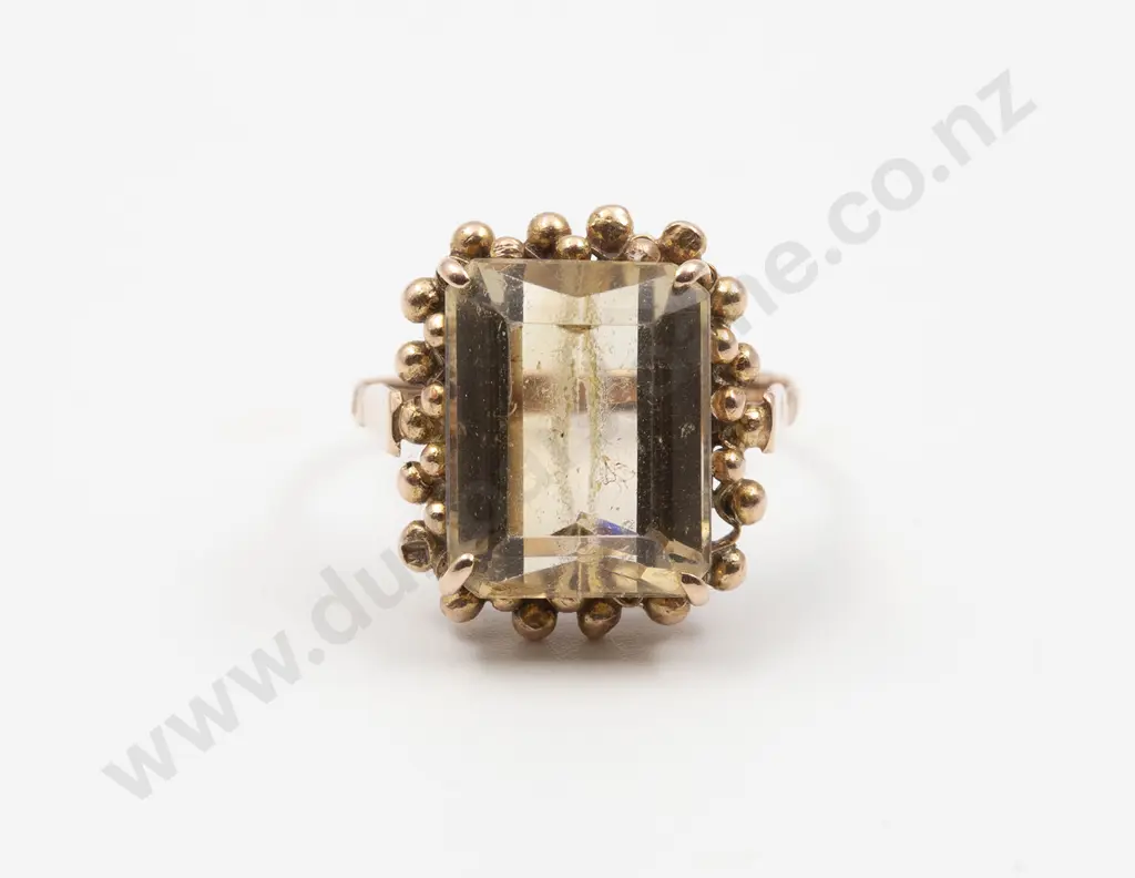 15ct Single Citrine Dress Ring Image 1++