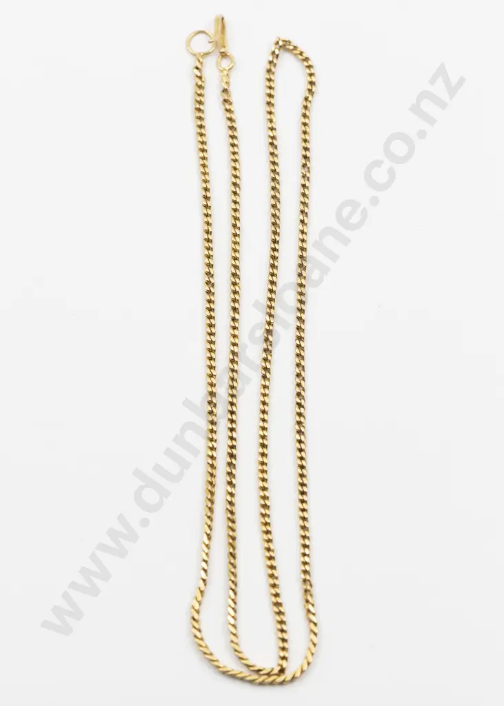 18ct Traced Link Neck Chain Image 1++