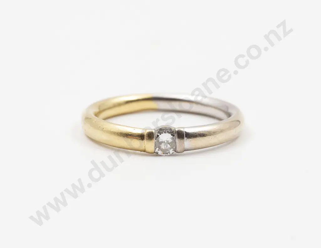 14ct Solitaire Diamond Ring Image 1++